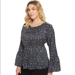 B by Bobeau Bell sleeved work top